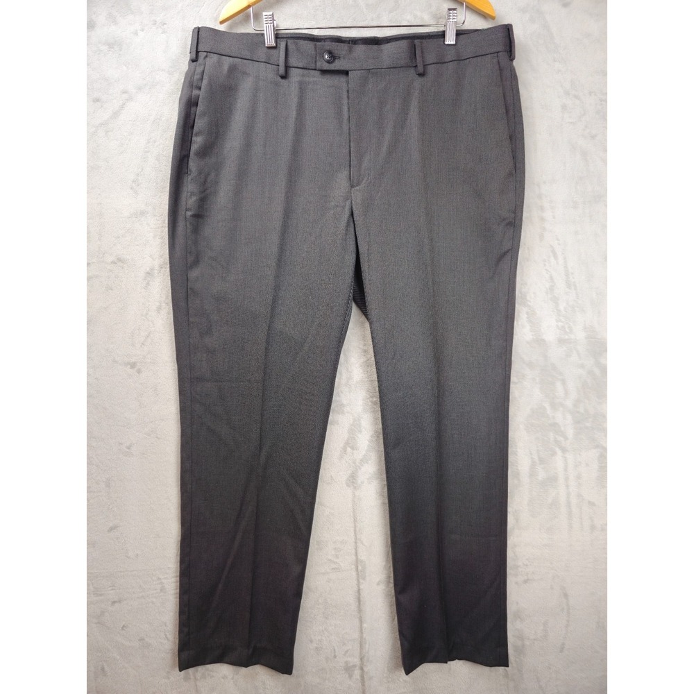 Perry Ellis Portfolio Pants 40x31.5 Dark Gray Travel Luxe Dress Slacks Easy Care